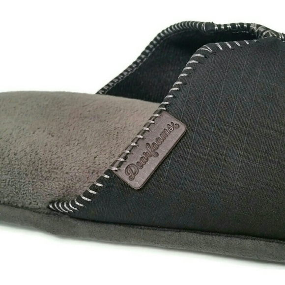 Dearfoams STITCH Fabric Closed Toe Slip On Slipper - Picture 6 of 9